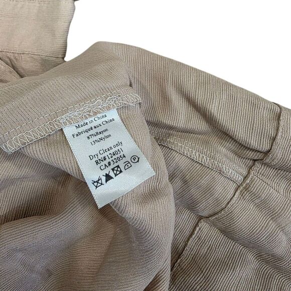 The Odells Beige Flutter Sleeve Maxi Rayon Blend Dress S - Picture 5 of 5